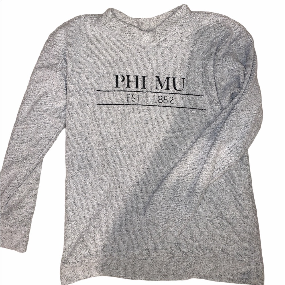 Phi Mu sorority sweatshirt